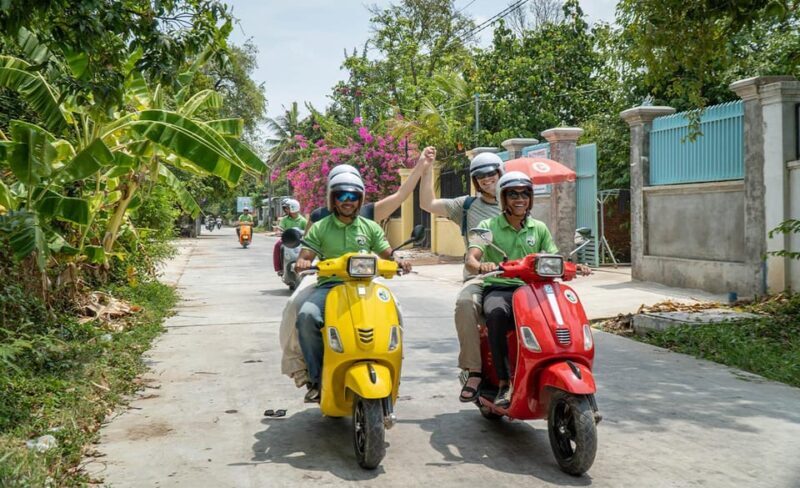 Silk Island Full-Day Vespa Tour Include Lunch at Local house - The Buddhist Temple and Rural Landscape
