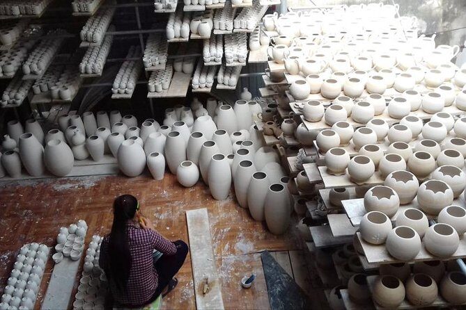 Silk Making & Ceramics Producing Villages Private Tour Full Day - Key Points