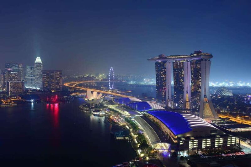 Singapore: Lau Pa Sat Night Street Food with Marina Bay Walk - Key Points