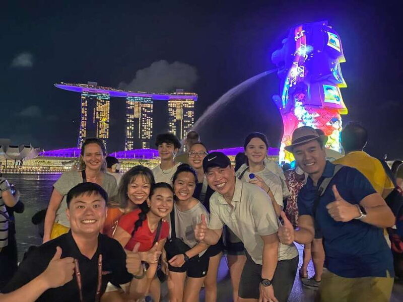 Singapore: Marina Bay Nighttime Walking Tour - Singapore: Marina Bay Nighttime Walking Tour – A Balance of Spectacle and Culture