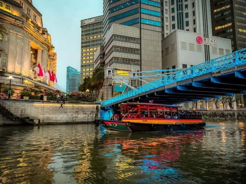 Singapore River Cruise and 2 Must-see Water Light Shows - Key Points