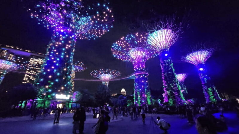 Singapore: Sunset River Cruise and Light Shows Tour - Key Points