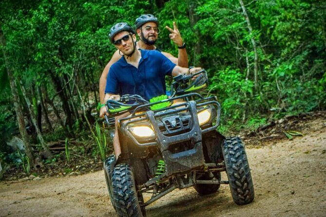 Single ATV, Cenote and Ziplines from Cancun - Key Points