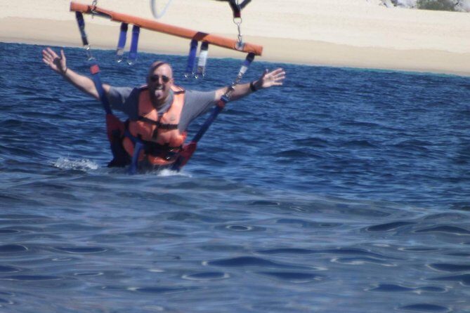 Single, or Double PARASAILING in Cabo with Views of The Arch - The Sum Up