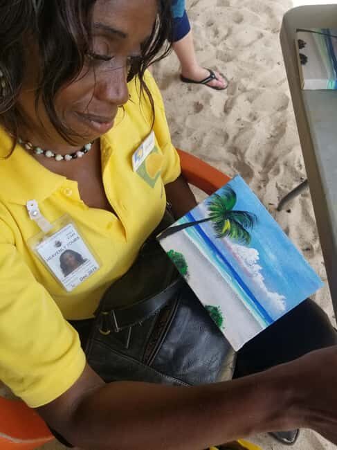 Sip & Paint with lunch on exciting Ffryes Tiki beach Bar - Exploring the Tour in Detail