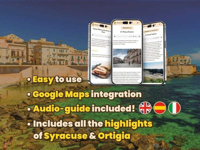 Siracusa: Digital guide made with a Local for your tour ! - Key Points