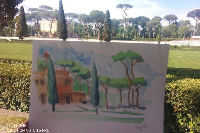 Sketching in Rome Villa Borghese Private lesson with Guido - The Sum Up
