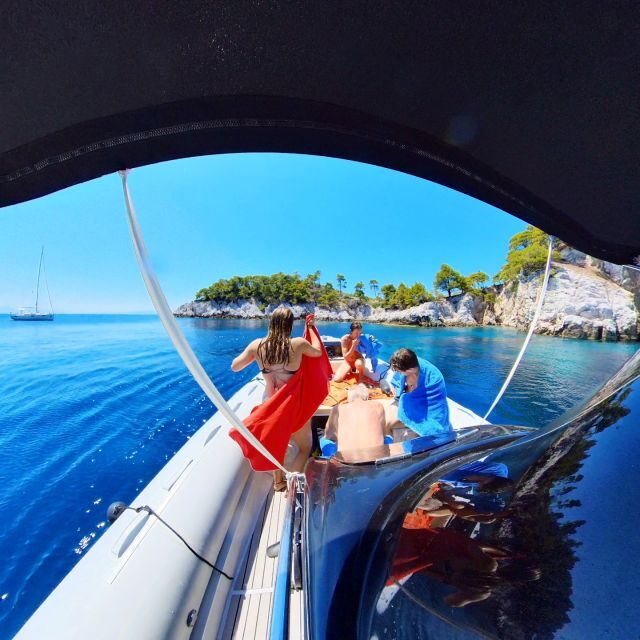Skiathos: Skopelos Island Private Speed Boat Cruise - Key Points