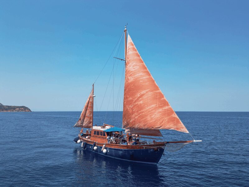Skiathos: Wooden Sailboat Full- or Half-Day Trip with Meal - FAQ