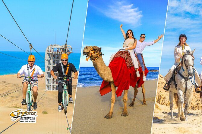 Sky Bike Adventure with Free Camel Ride and Horseback Riding - Discovering the Cabo San Lucas Sky Bike Adventure