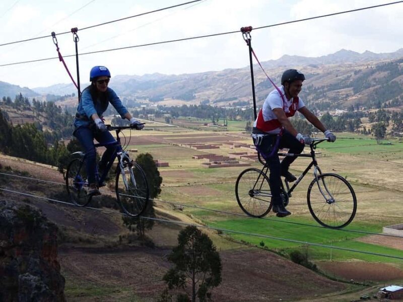 ||Skybike, climbing and rappelling in Cachimayo from Cusco - Skybike, climbing and rappelling in Cachimayo from Cusco