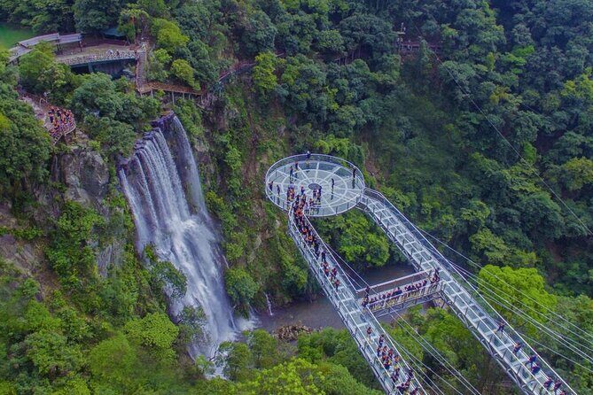 Skywalk Glass Bridge and Waterfall Ravine Half Day Private Tour - Exploring Gulong Gorge: A Natural Marvel