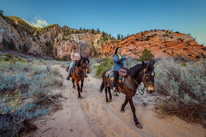 Small-Group East Zion White Mountain Horseback Ride - Key Points