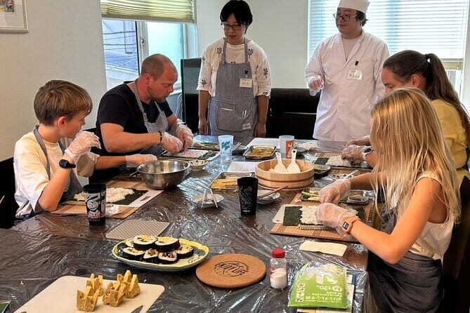 Small Group Sushi Roll & Omelette Lesson + Supermarket Tour - Key Points