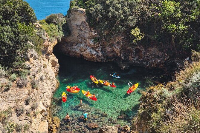 Small groups Kayak tour from Sorrento to Bagni Regina Giovanna - The Itinerary and What Youll Experience