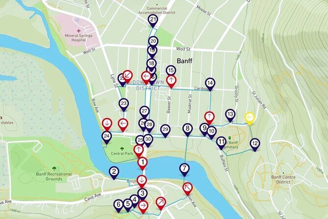 Smartphone Audio Driving Tour between Banff and Calgary - A Deep Dive into the Rocky Mountain Drive