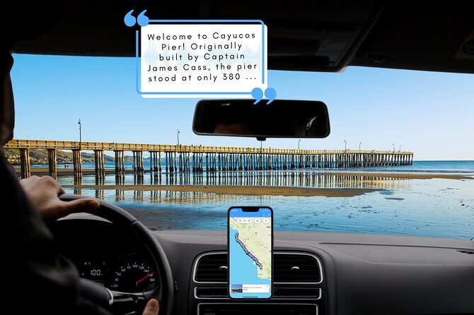 Smartphone Driving Tour between Santa Maria & Monterey 'Big Sur' - The Route and Points of Interest in Detail