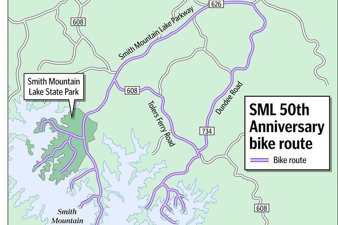 Smith Mountain Lake Weekly Ebike Rental with Delivery - Key Points