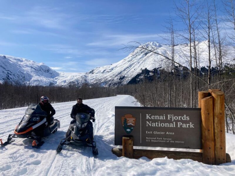 Snowmobile and Snowshoe Dual Adventure from Seward, AK - The Snowmobiling Experience