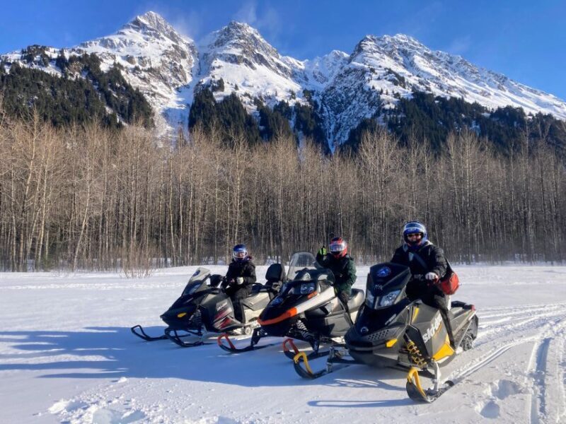 Snowmobile and Snowshoe Dual Adventure from Seward, AK - Authentic Local Guidance
