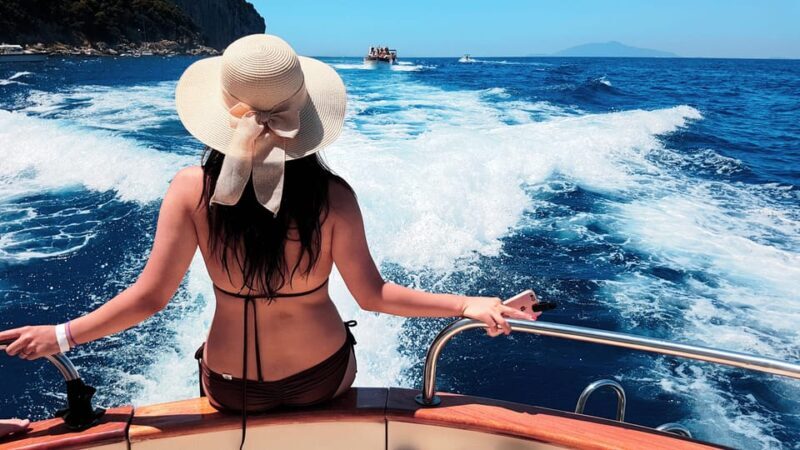 Sorrento Coast 2 Hours Shared Boat Tour with Swimming Stop - Key Points