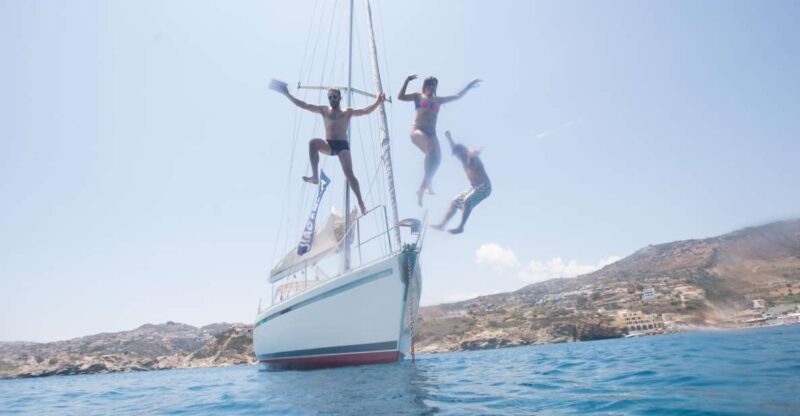 South Crete: Sailing full day trip with lunch - The Joy of Tranquil Sailing