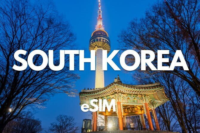 South Korea Data eSIM: 0.5GB/day to 30GB-30Days(Instant Delivery) - Key Points
