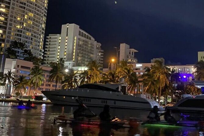 South Miami Beach Night Clear Kayaking Glow Tour - Key Points