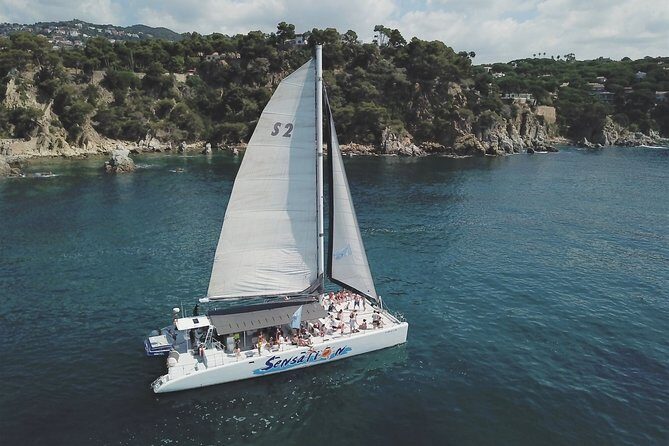 Special tour for groups sailing along the Costa Brava in a big catamaran. Food and drinks included. - An Exciting Day on the Costa Brava: Big Catamaran Tour with Food & Drinks