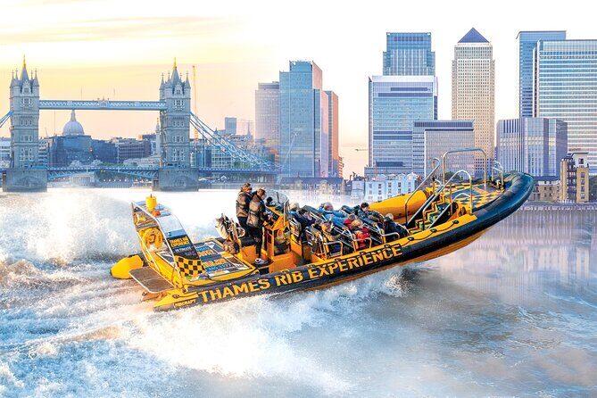 Speedboat 'Tower RIB Blast' from Tower Millennium Pier - 20 minutes - The Authenticity and Value of the Thames RIB Blast