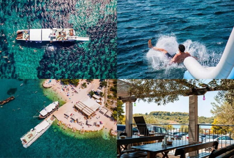 Split: Blue Lagoon,3 Islands, Big Slide, Mediterranean lunch - Key Points