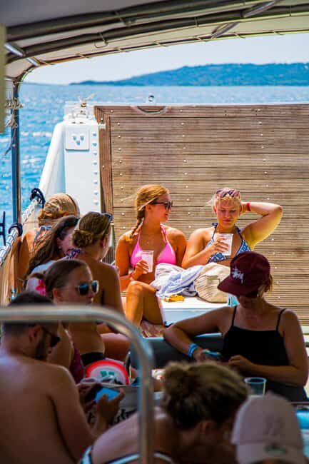 Split: Blue Lagoon,3 Islands, Big Slide, Mediterranean lunch - Transportation and Group Size