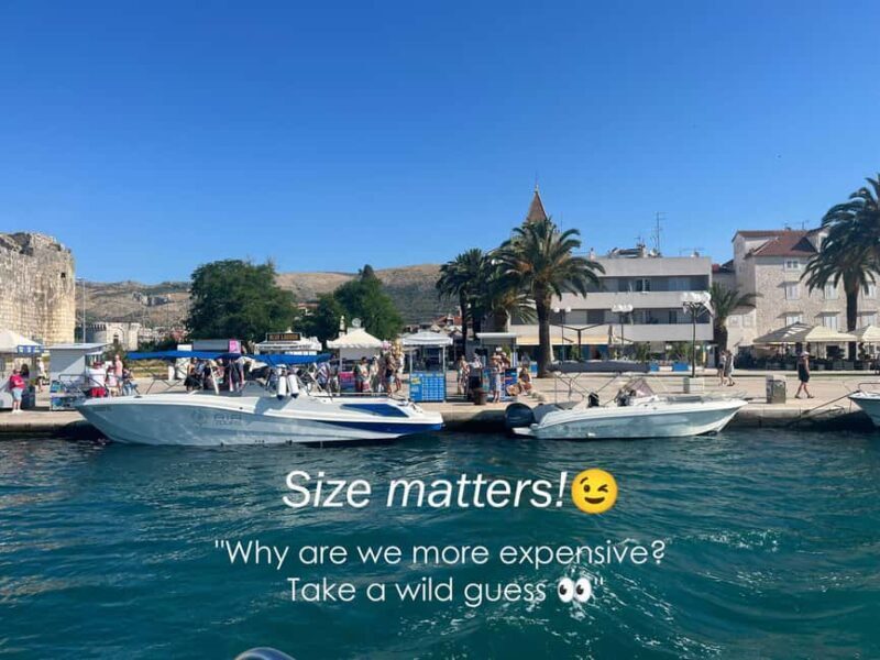 Split/Trogir: Half-Day(5 hours) 3-Island Speedboat Adventure - Key Points