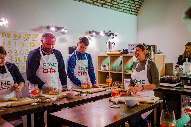 Spritz & Spaghetti: Tipsy Cooking Class in Rome - FAQ