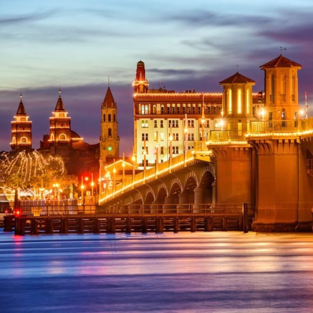 St Augustine: Nights of Lights Tour by Electric Cart - Key Points