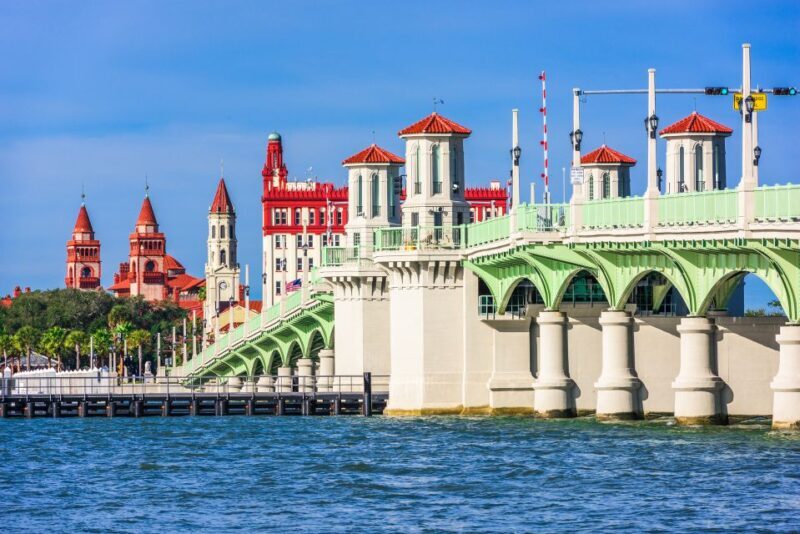 St. Augustine: Waterfront and Downtown Golf Cart Tour - Key Points