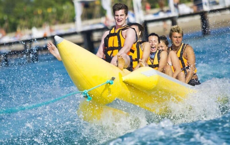 St. Georges Bay: Inflatable Banana Boat Ride - The Ride Itself: What to Expect