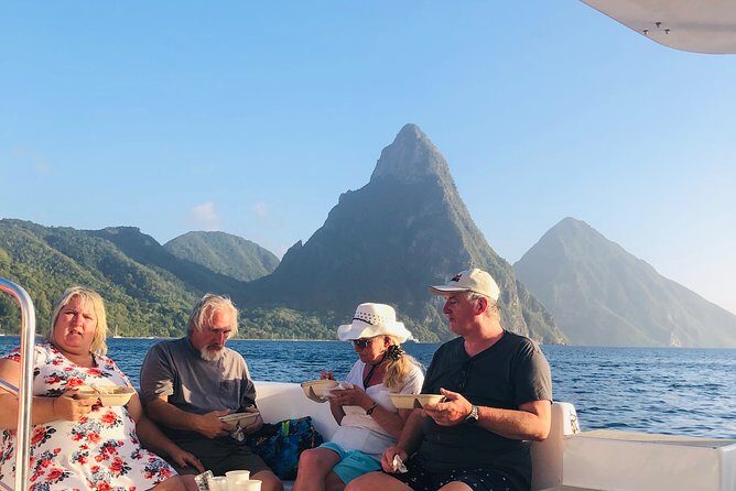St. Lucia Private Boat Tour, Mud Bath, Waterfall & Beach Time - Key Points