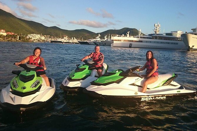 St Martin Jet Ski Sunset Cruise - Key Points