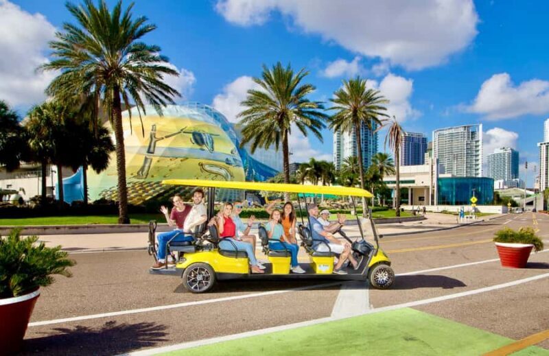 St. Petersburg: Downtown Sightseeing Electric Golf Cart Tour - Key Points