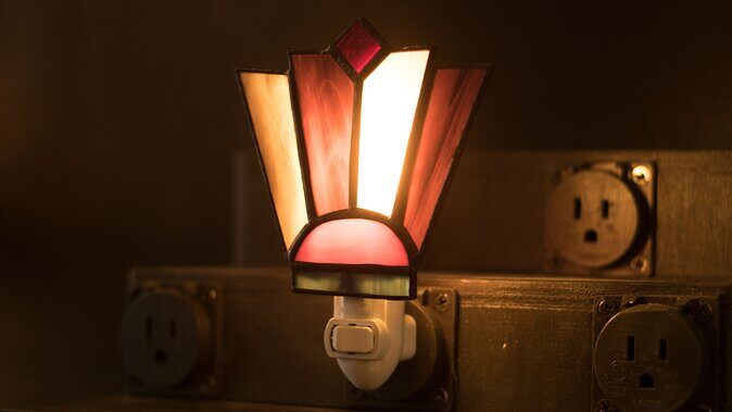 Stained Glass Nightlight - A Creative Escape: Make Your Own Stained Glass Nightlight in Brooklyn