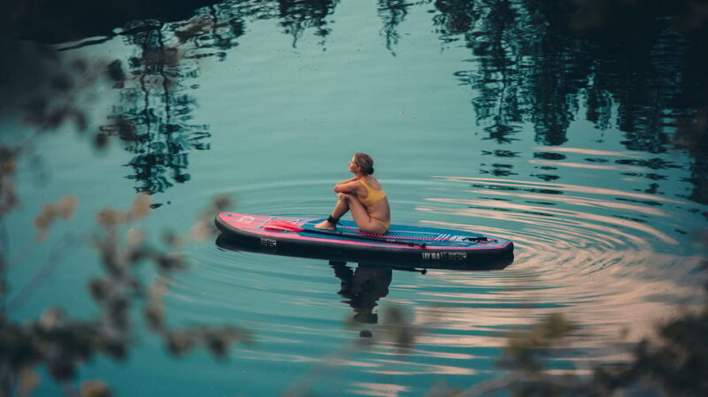 STAND UP paddle surf - Exploring Lapland from a New Angle: Stand-Up Paddle Surfing in Rovaniemi