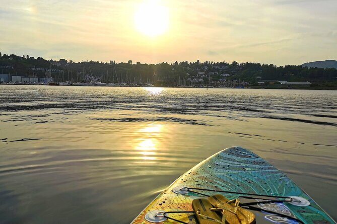 Stand up paddleboard adventure in Leangbukta - A Guided Stand-Up Paddleboard Adventure in Leangbukta: Exploring Oslo’s Waters