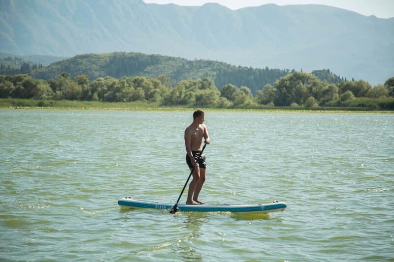 Stand Up Paddleboard on Skadar Lake - An Epic Adventure ! - Experience the tranquility and natural beauty of Skadar Lake with a stand-up paddleboarding adventure starting from Virpazar, Montenegro. For just about two hours, you’ll glide across calm waters, exploring hidden canals, spotting diverse wildlife, and taking in panoramic views that make this a memorable experience. Led by friendly guides who provide all necessary gear and instructions, this tour offers a relaxed yet engaging way to connect with Montenegro’s stunning landscape.