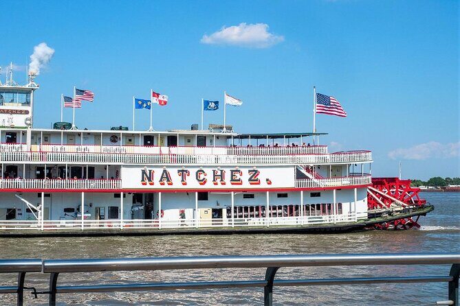 Steamboat Natchez VIP Jazz Dinner Cruise with Private Tour and Open Bar Option - Key Points