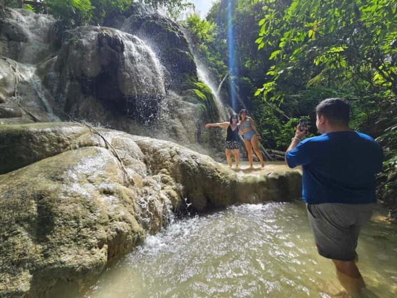 Sticky Waterfall & Secret Temple & Lunch Delectable Cuisine. - Key Points