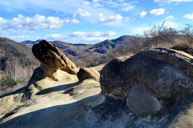 Strange Growing Stones and Mud Volcanoes in Buzau County - The Transport and Timing