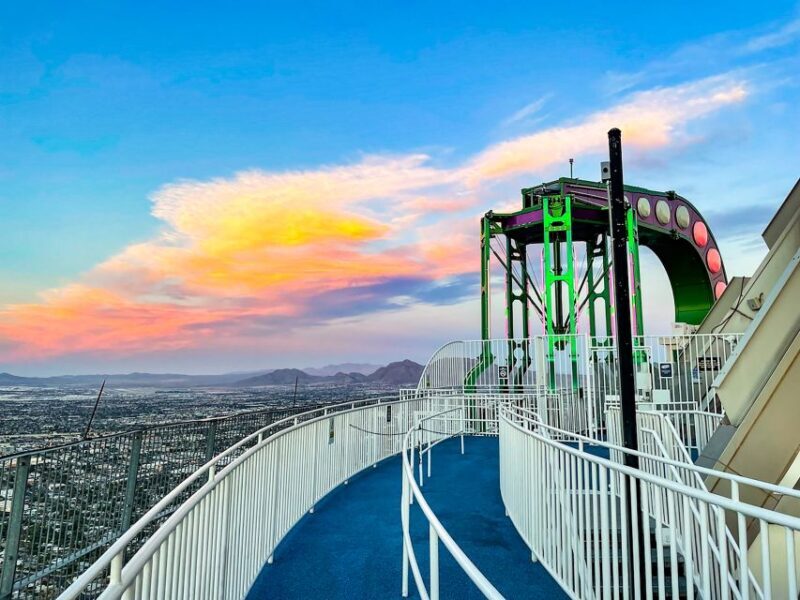 STRAT Tower Thrill Rides Admission - Key Points
