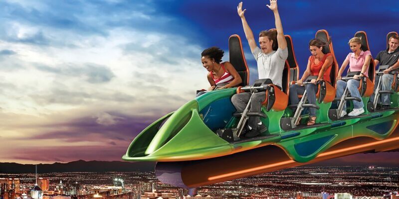 STRAT Tower Thrill Rides Admission - The Experience and Atmosphere