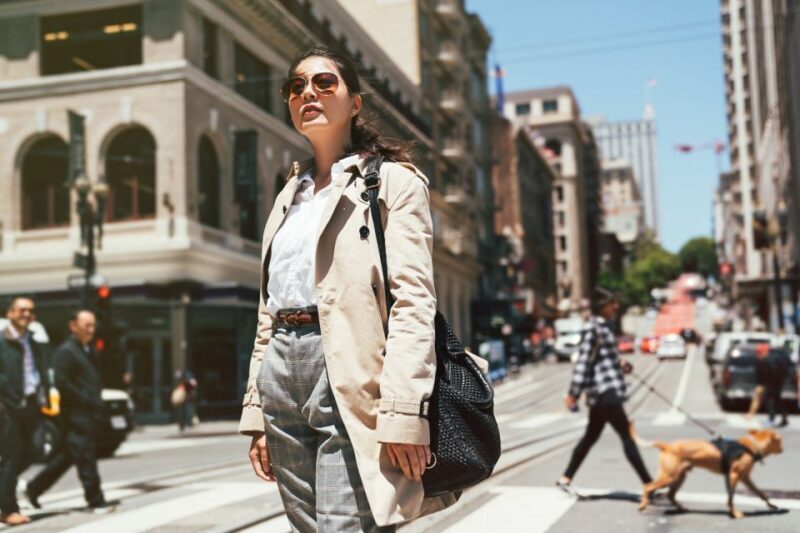 Street-style photoshoot in San Francisco Theater District - A Close Look at the San Francisco Street-Style Photoshoot